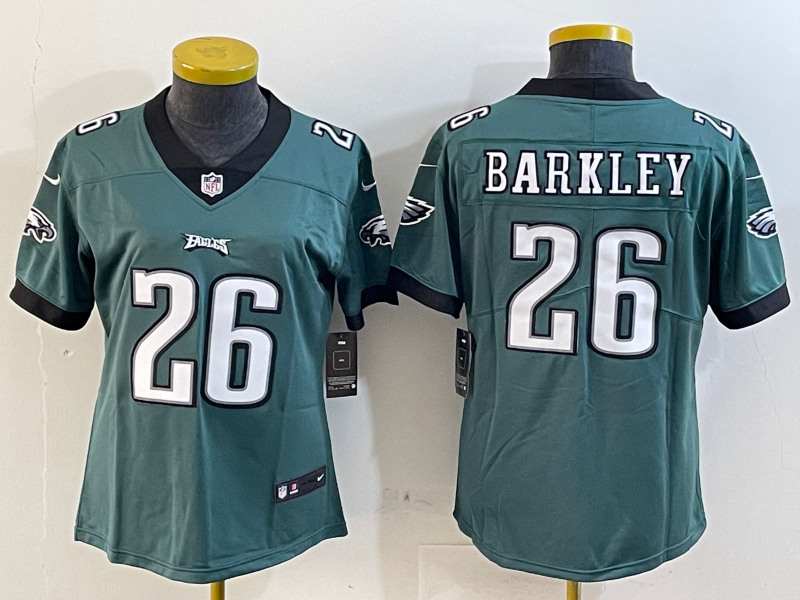 Youth Philadelphia Eagles #26 Barkley green 2025 Nike NFL jersey style 3->vancouver canucks->NHL Jersey
